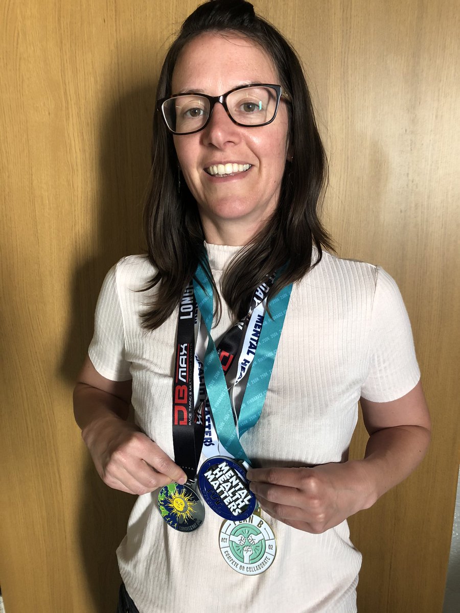 What a fab May and June, I’ve managed to run 100kms each month and bag me a few medals 🏅😁#mentalhealth #milesformind #runr #PlanB
