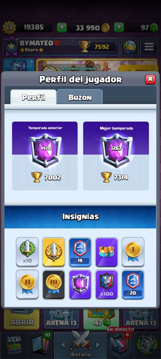 Estoy F/A Busco equipo competitivo para mejorar mi nivel y jugar cualquier tipo de ligas.
Cualquier cosa Md respondo.
A la vez vengo a informar que si alguien necesita push estoy disponible para ladder,desafíos clásicos o grandes desafíos. Se agradece Rt y❤