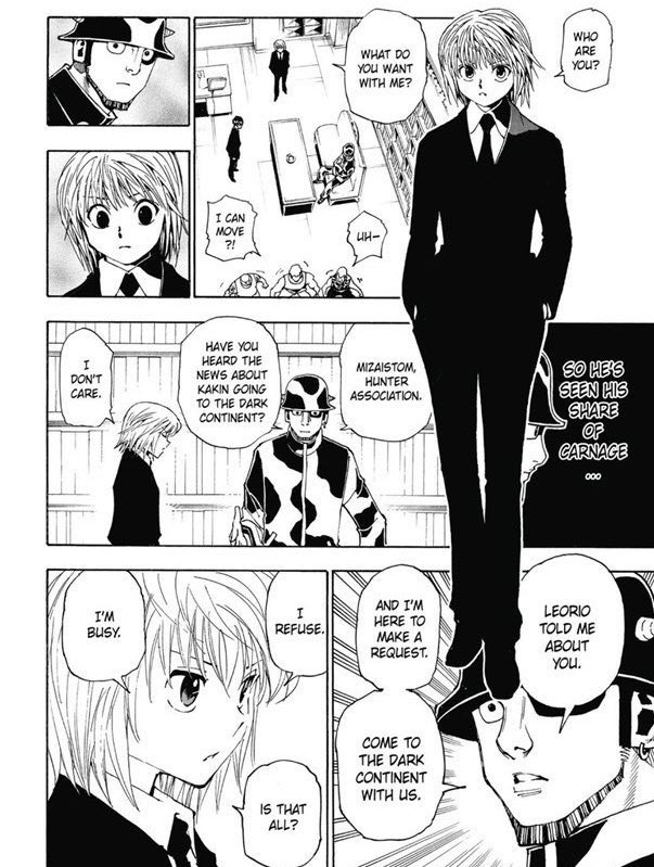 Hunter x Hunter by - Cool Manga Panels or Pages I found