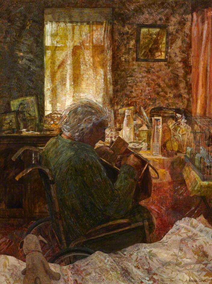 EdinCulture's tweet photo. Emma McCombie chooses The Last Portrait of Jenny Armstrong, by @VictoriaCrowe__ as her favourite work in the City Art Centre collection. See more staff choices in our 'Curations' https://t.co/hyK9wtE1vM @artukdotorg @Edinburgh_CC https://t.co/6AfmG6oX49
