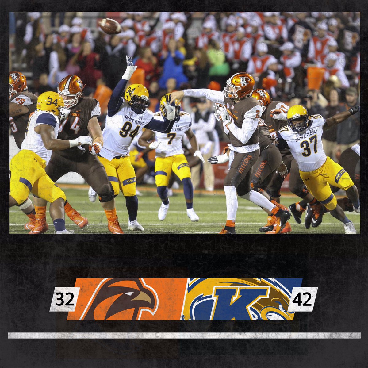 H2H Week 4: Kent State beats Bowling Green. @KentStateRetro
