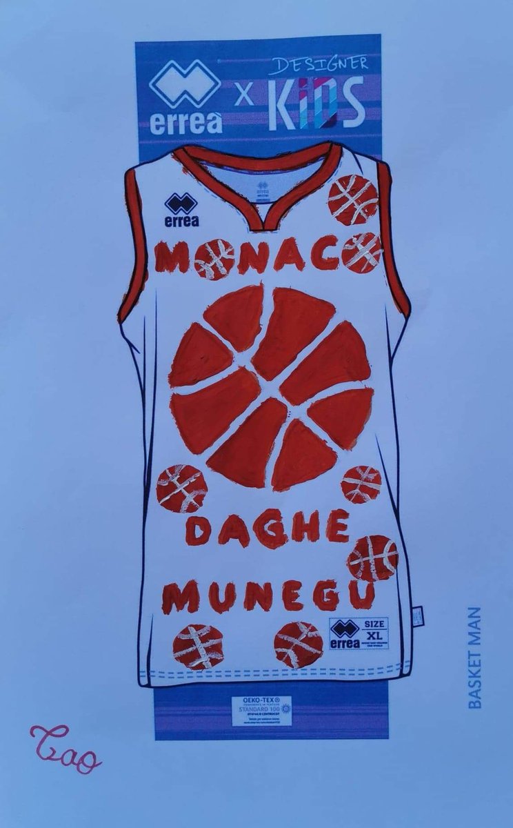 ASMonaco_Basket's tweet photo. 😍 Les jeunes se mobilisent pour dessiner le maillot de l’ASM ! 👏 Félicitations à Léane, Tao et Jaory pour ces nouvelles créations 🤩
@ErreaOfficial https://t.co/75cr5pI3BA