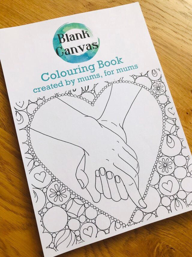 It’s here! The Blank Canvas colouring book is available to pre-order @ etsy.me/2ZDDtQd We are selling a limited no. to cover print costs for 500 copies, to gift to new mums struggling with their mental health during covid, please support ❤️ #Mumsmatter