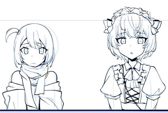 この二人かわいいな… 