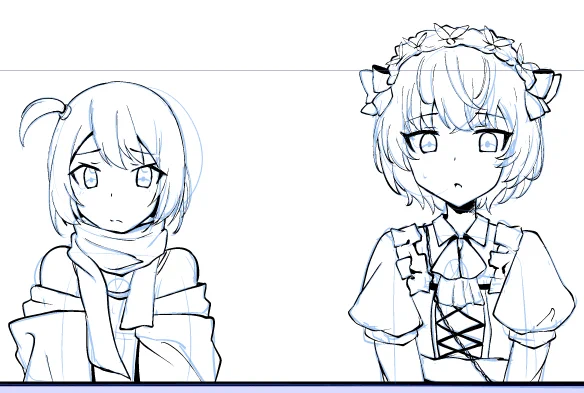 この二人かわいいな… 