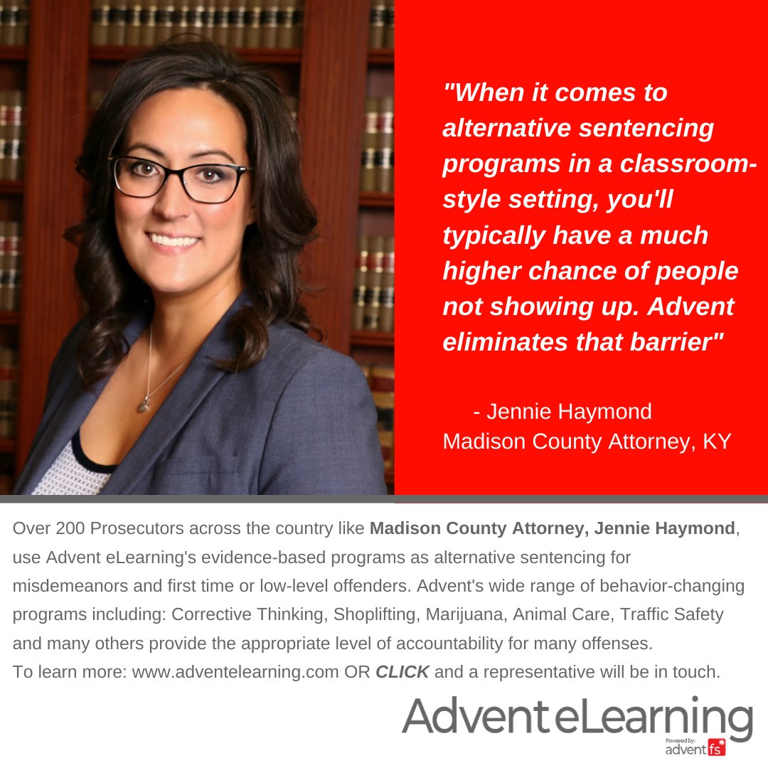 zonait_tv's tweet photo. "When it comes to alternative sentencing programs...you'll have a better chance of people not showing up. @adventfs eliminates that barrier" -  @JennieHaymond, Madison County Attorney https://t.co/lVDw5RvOA9 #adventelearning https://t.co/hmQVHZHGs9