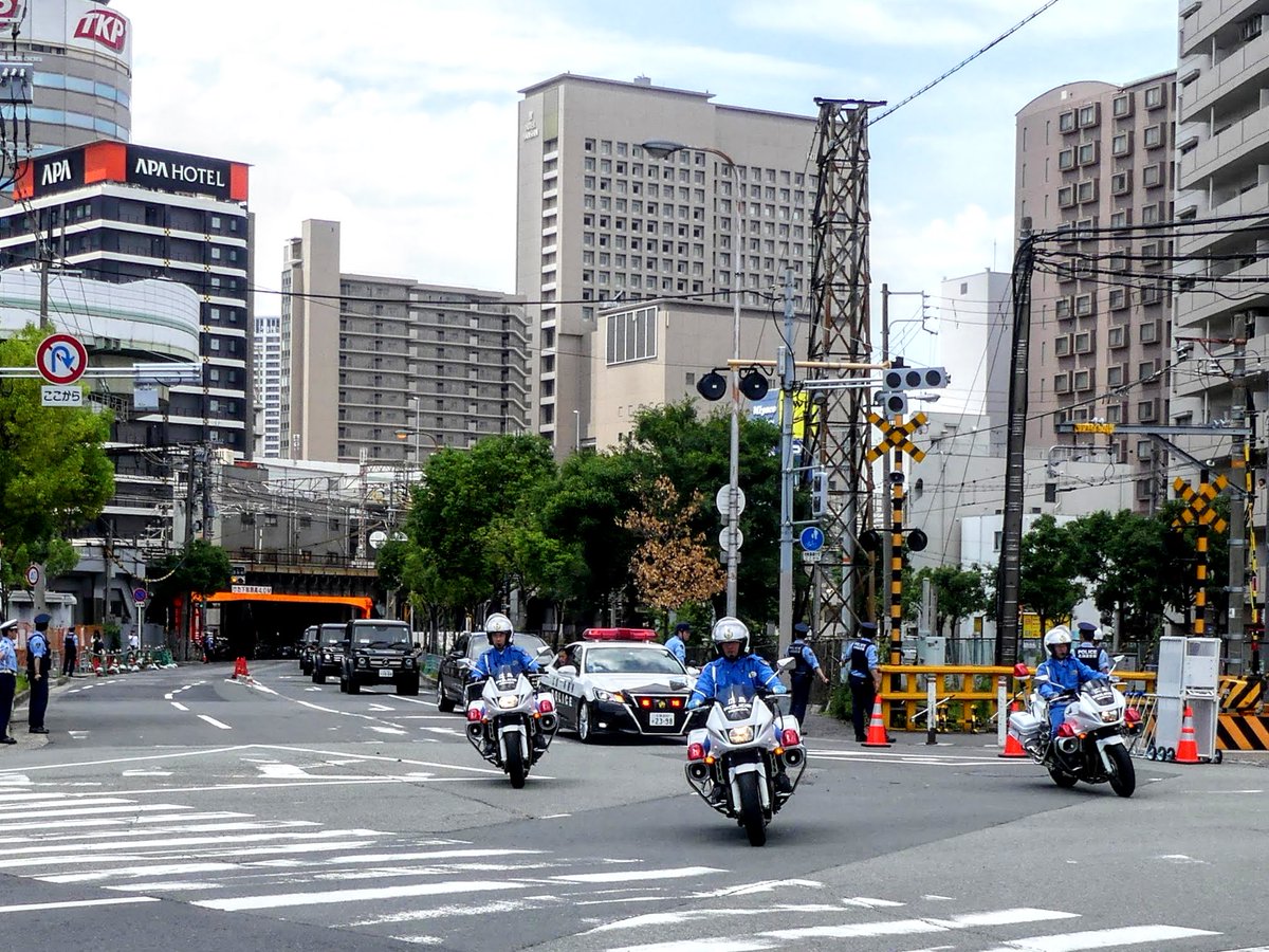 ぐっぽりす サウジアラビア車列 広島県警 交パ 白バイ 大阪府警 警護車 G大阪サミット