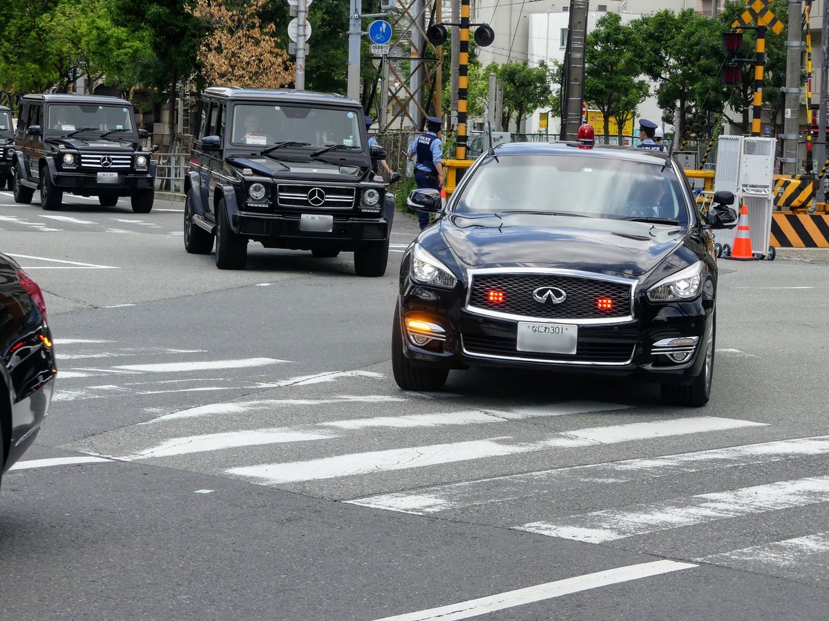 ぐっぽりす サウジアラビア車列 広島県警 交パ 白バイ 大阪府警 警護車 G大阪サミット