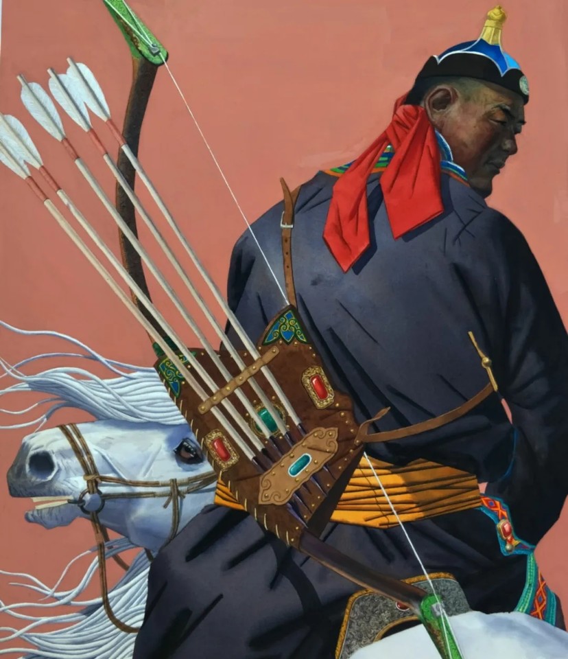 Mongolian time. 140x116cm. Oil on canvas. Artist: Badarihu.

#abbygege #artist #kunst #fineart
