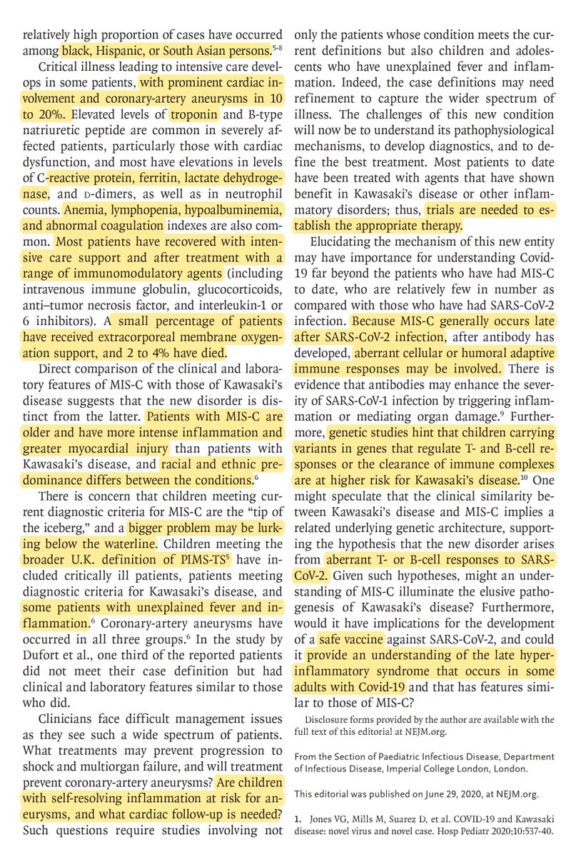 The outstanding editorial, by Michael Levin https://www.nejm.org/doi/full/10.1056/NEJMe2023158a report from New York State to follow later