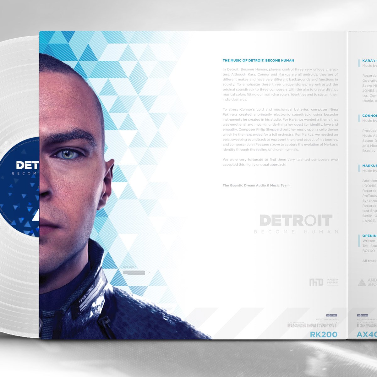 Detroit: Become Human Original Soundtrack Volume 3 - 2LP Vinyl