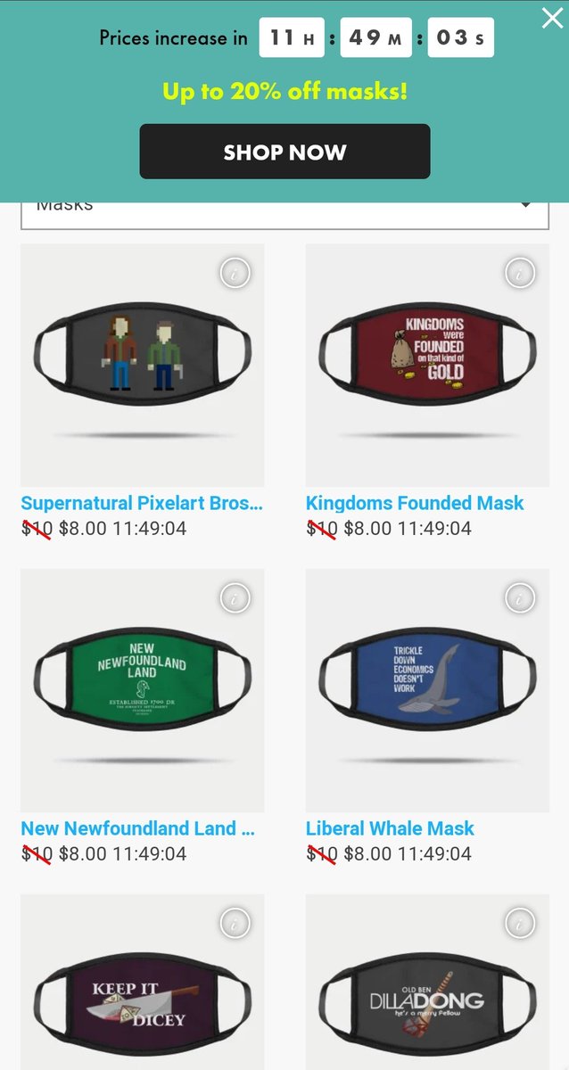 TheUnderfold's tweet photo. So...since masks will likely become more fashionable...might as well look good.
https://t.co/HaQrI7ufCG
#SPN #GAPcast https://t.co/PyTafnnwGq