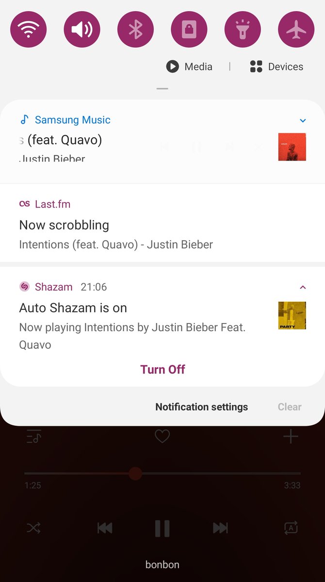 Now let's switch to US stans!!1. Shazam the song!If you don't have multiple devices where you can play the song on one and Shazam on other, press the button for long to turn on auto-Shazam, then just play the song on any streaming platform. It will make it play more on radio!