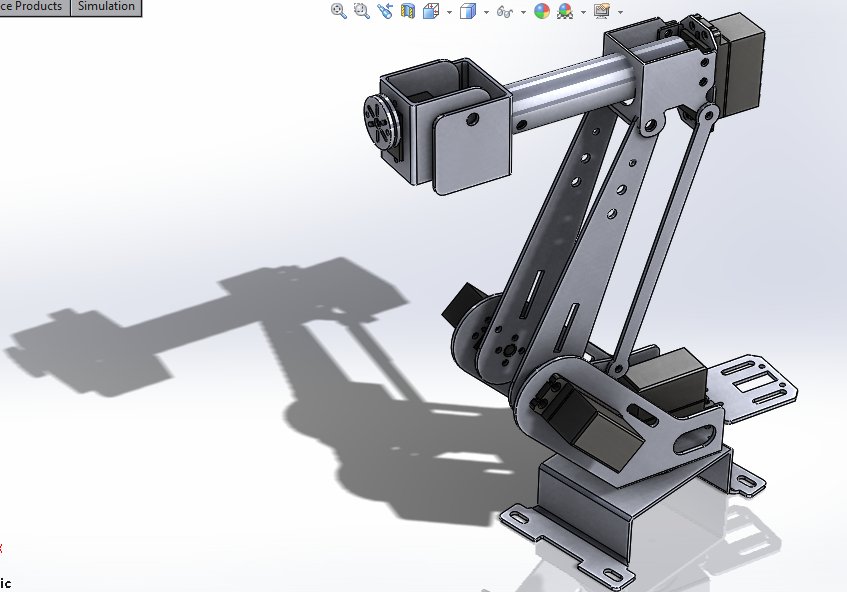 BinShaif's tweet photo. 5DOF pick and place arm Robot #solidworks #3D #3Ddesign #2Ddesign #2DCut #cnc #cnccutting #2dDrafting
#armrobot #robotics #assembly https://t.co/vkKinRhtrO