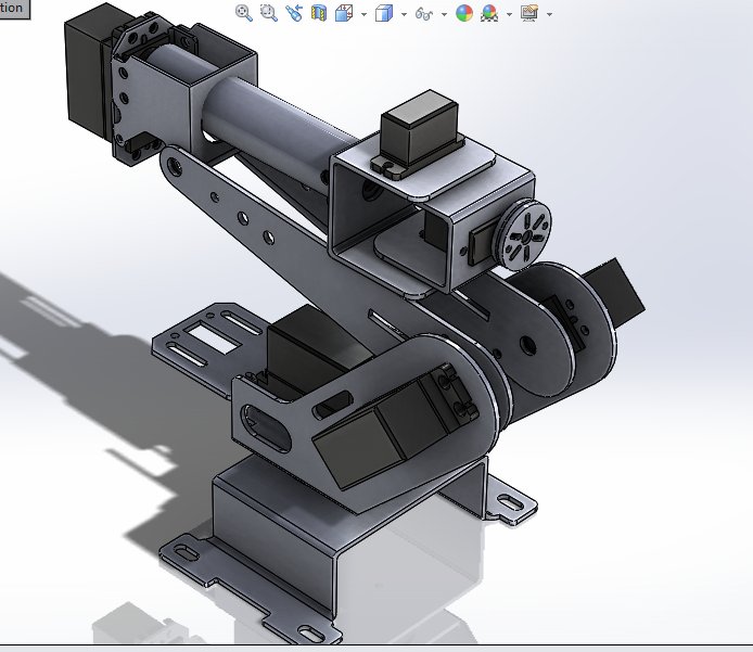 BinShaif's tweet photo. 5DOF pick and place arm Robot #solidworks #3D #3Ddesign #2Ddesign #2DCut #cnc #cnccutting #2dDrafting
#armrobot #robotics #assembly https://t.co/vkKinRhtrO