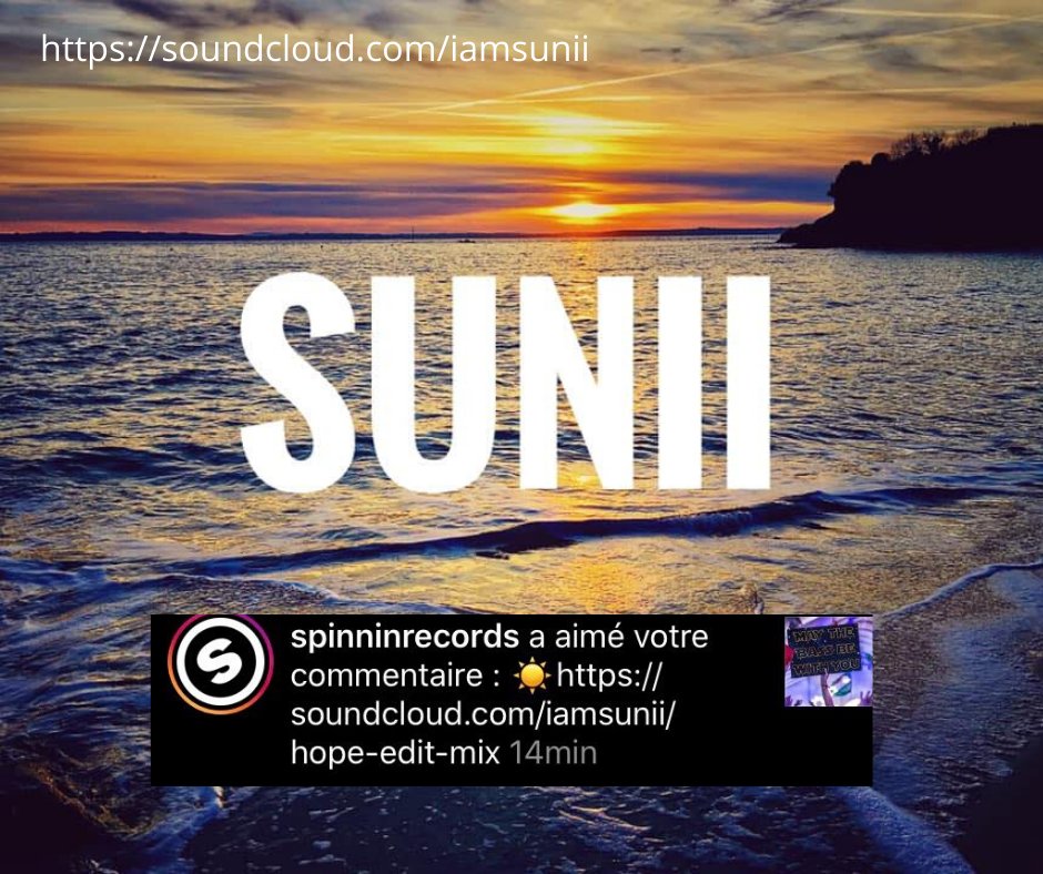 Jaffrochristell's tweet photo. SUNII, Music Producer / SongWriter / Melodist 
SPINNIN RECORD 
ENJOY 🌞🎼🌅😍 — avec Sunii Dae. https://t.co/dksig4wkM3