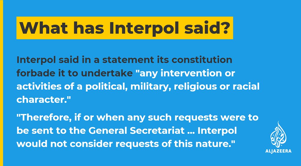 What has Interpol said about Iran’s arrest warrant for Donald Trump?  https://aje.io/arjcr 