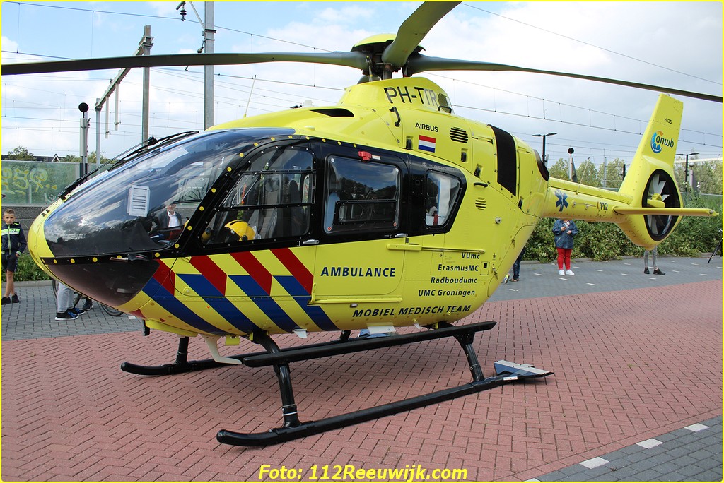 Traumahelikopter naar incident aan Ouverturelaan Gouda ..
