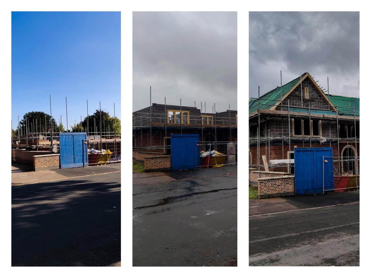 Progress photos of a new Luxury House build in South Leicester. Good progress has been made during COVID19 lock down, and we are now nearing completion. We cannot wait to see the completed photos soon! #michaellavenderarchitects #architecture #residentialdesign #conversion