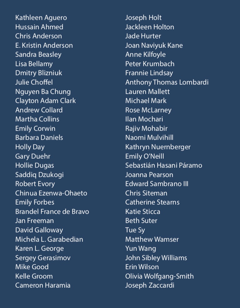 Salamander_Mag's tweet photo. Salamander #50 (!) is at the printer, and we're so thrilled to soon be sharing this work with you! You can subscribe here in time to receive this issue: https://t.co/RznxBfDzTH 
And a sneak preview of the stellar contributors in this issue: https://t.co/fMTcaHv9Z4