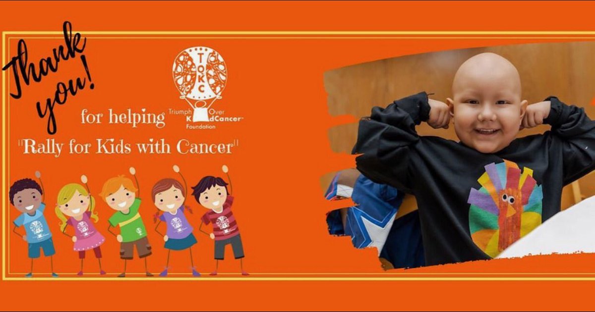 TOKC1's tweet photo. Support TOKC! #RallyForKidsWithCancer!
https://t.co/NH39BdFJQk https://t.co/pUsGuq7AME