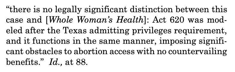 When a law imposes a significant burdens on a woman's right to choose, and the health benefits asserted by the state are an obvious sham, it is clearly an "undue burden." Roberts's concurrence is dangerous because he prefers to ignore the latter half of the equation
