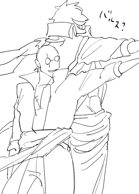 こういうね…?って描こうとして角度のチョイス間違った例 でもこうね こういうやつ好き 