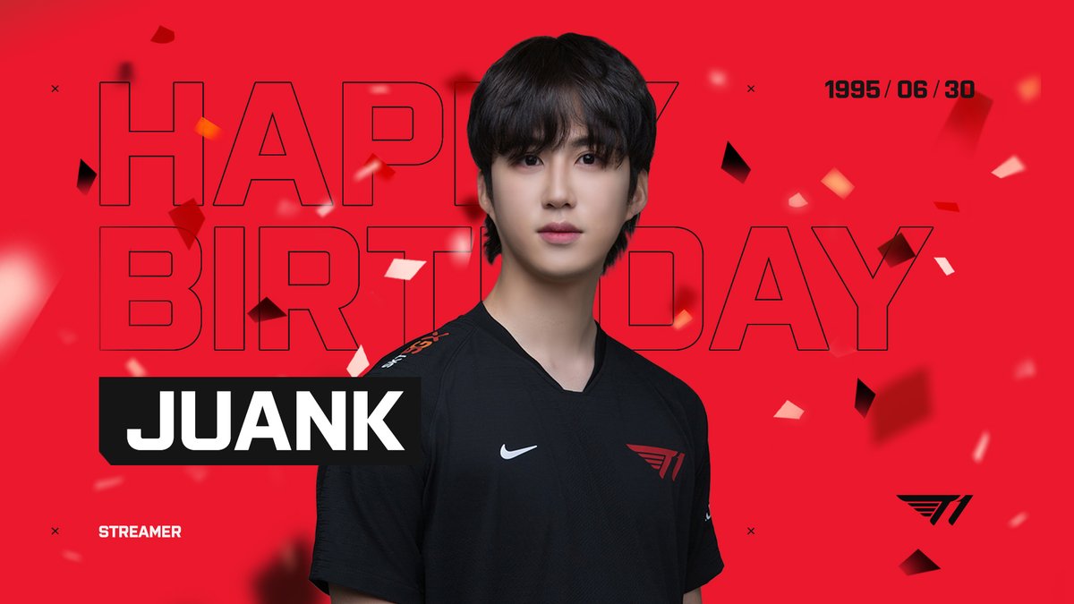 T1's tweet photo. Happy JuanK Day! 🎂 #T1WIN

06월 30일은 T1 소속 스트리머인 "@juankorea_" 김봉상님의 생일입니다! 🎉 https://t.co/C6WhbS7qlf