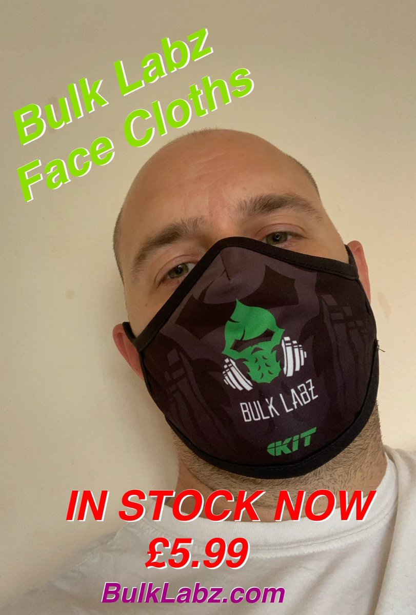 BulkLabz's tweet image. Bulk Labz face masks are available now, £5.99. Get yours now and keep safe bulklabz.com #bulklabz #MondayMotivation #supplements #SmallBusiness #facemasks #FitnessGoals #fitness #gymlife