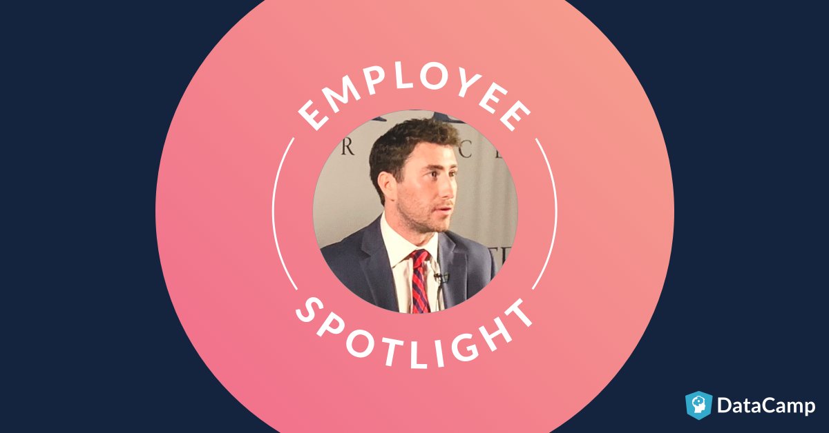 Learn how James (Mac) Stephens, a Customer Success Manager at DataCamp, uses a team-first mentality to help customers become data fluent. https://t.co/laR8EpJ49k #employeespotlight #customersuccess https://t.co/O9fVkBT31T