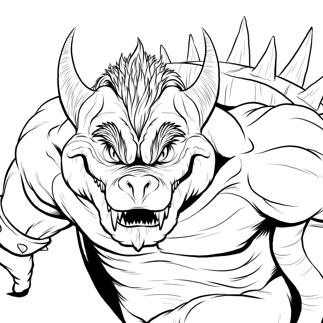 IanSummersart's tweet photo. Can you tell who it is? I'll give you a clue. This character is not a fan of plumbers! #digitalinking https://t.co/SGozFuu8Ip