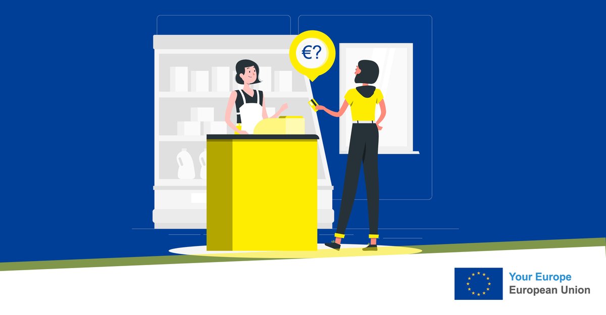 💳Did you know you CAN´T be surcharged when you pay using your debit or credit card in the #EU? It´s time to know your #PaymentRights! Check Your Europe for more information. bit.ly/PaymentsTransf…