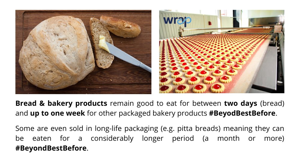 Bakery is one of the most highly wasted food categories – our new guidance will help ensure that more items from this category go forward for redistribution #BeyondBestBefore bit.ly/2KsuFDL with <a href="/foodgov/">Food Standards Agency</a> <a href="/DefraGovUK/">Defra UK</a>