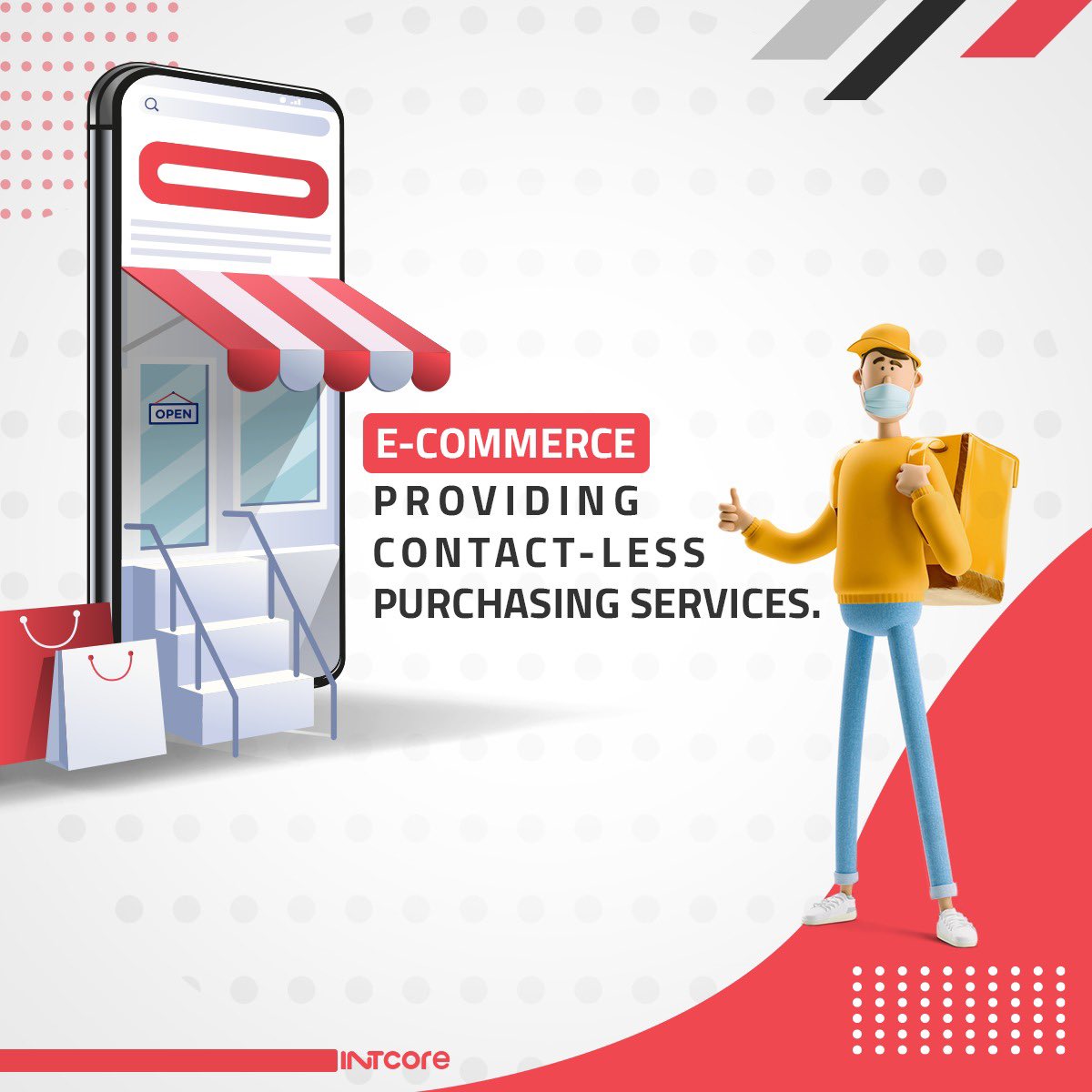 intcore's tweet image. E-commerce is the reason most retail businesses didn’t conduct great sales losses during the pandemic, by providing contact-less purchasing services.
Head to our website to know more👇🏼intcore.com/E-Commerce
#Intcore #Technology #OnlineSolutions