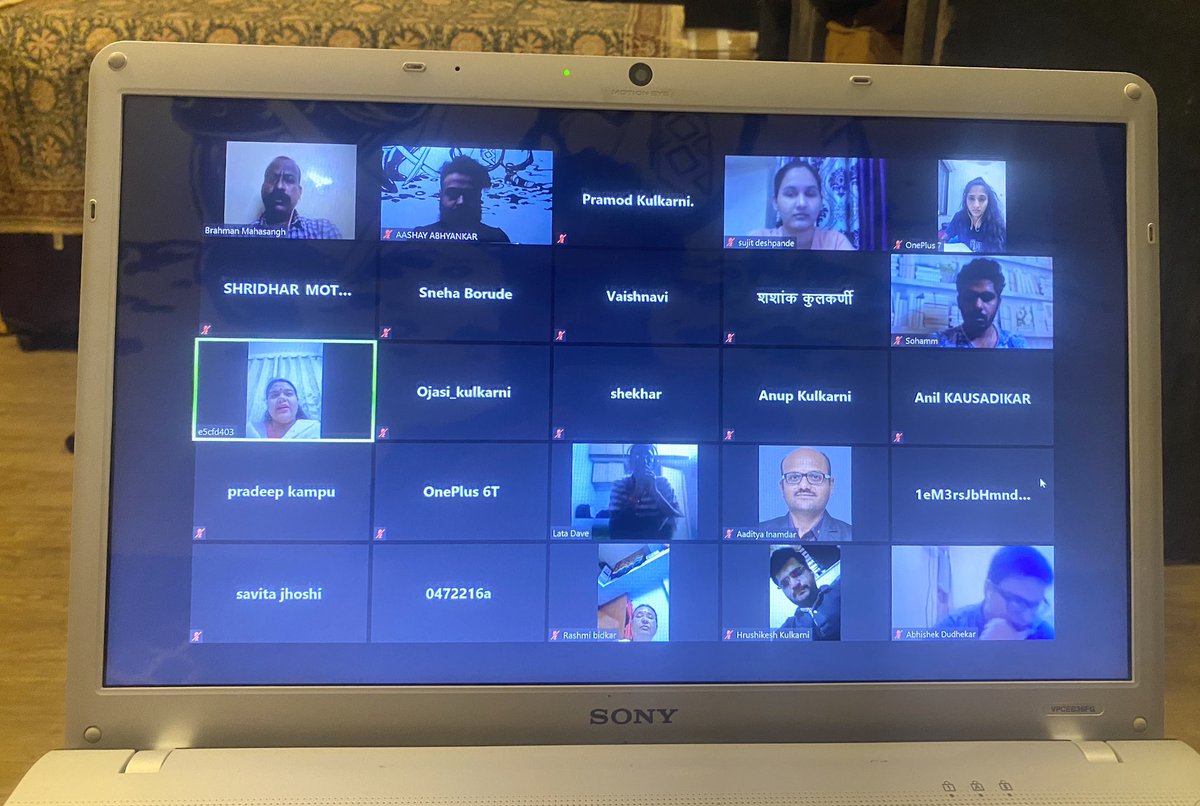 AbhyankarsIAS's tweet photo. Webinars are all the more special when your co-speaker is your student, @100rupamishra IRS.
Abhyankarโs IAS- we do things differently !
#goupsc #UPSC #upsc2020 https://t.co/wIUZ82CF8s