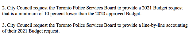 Councillor Mark Grimes seems to be under the belief that the Matlow/Wong-Tam motion (now withdrawn) called for a cut to THIS YEAR’s police budget. It did not. It was a request for 2021.