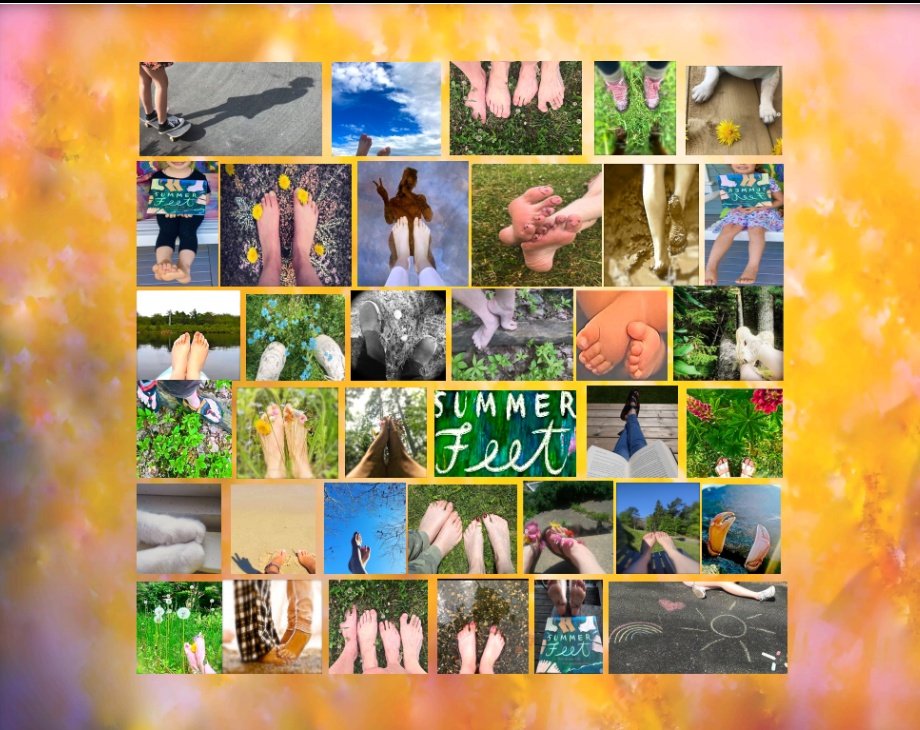 LitDigitally's tweet photo. #drawtheword inspired by @sherfitch & @carolynnfisher's Summer Feet! @writerstrust https://t.co/q9NDWhJVBF