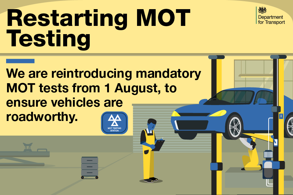Mandatory MOT testing to be reintroduced from 1 August.  At Community Motors, we'll be contacting our customers over the coming weeks to remind them if their car's MOT is due soon. buff.ly/38bCHMk