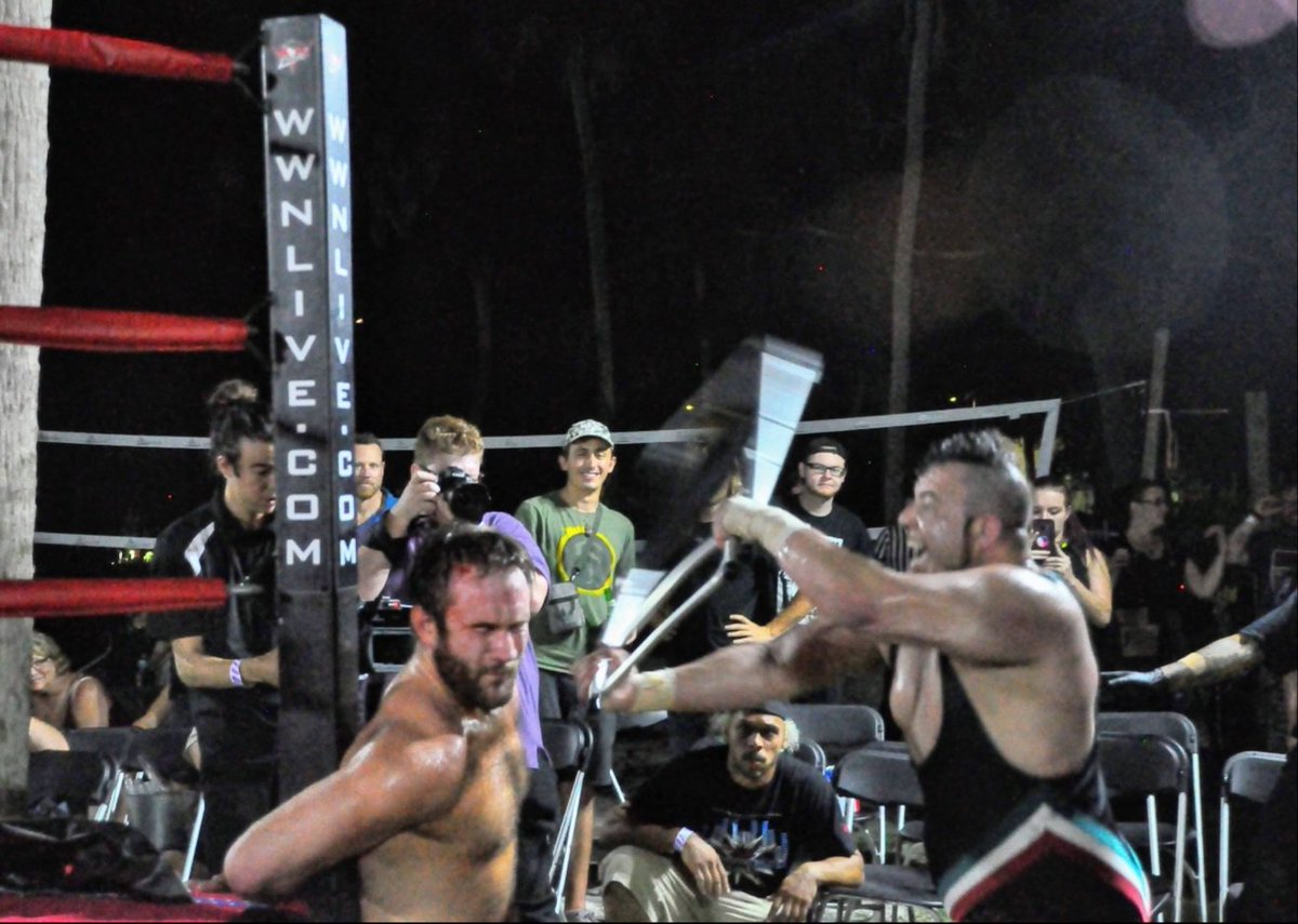 cryotom's tweet photo. @BustedOpenRadio @davidlagreca1 I've seen @EFFYlives wrestle quite a few times in FL. here's a few photos I have taken #prowrestling #GetYourselfOver #photobyTomAdler https://t.co/pISKnlqZDM