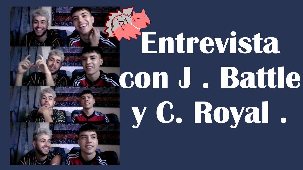 GuauMiauyMas's tweet photo. Entrevista con #CRoyal y #JBattle sobre #StacyMalibú ,  el productor @topeberti  ,  @okkodeine ,  próximos proyectos y más https://t.co/jZlvH3vLfT https://t.co/07CMd5Xtu8