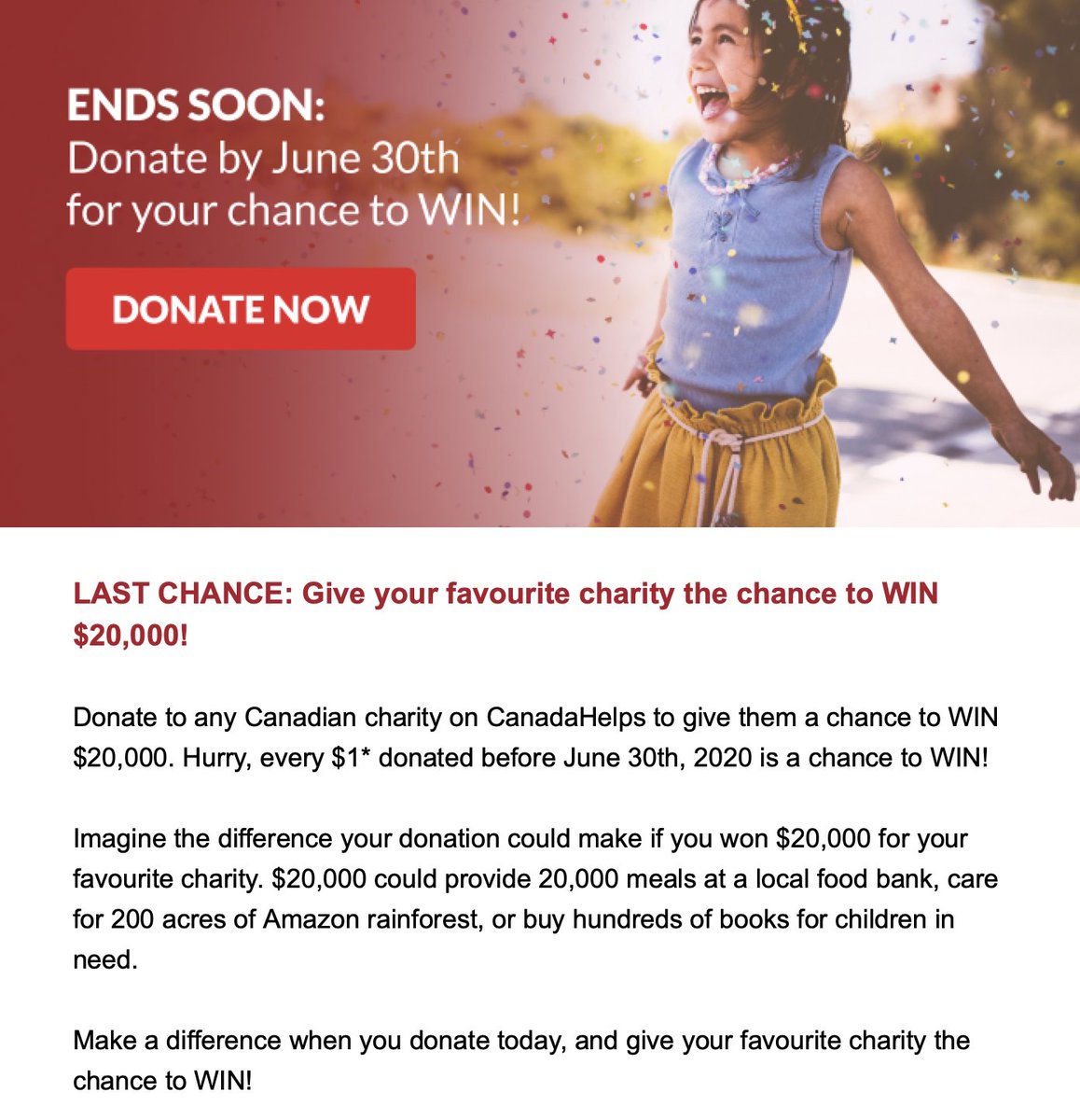 Donating to your favourite charity through CanadaHelps BEFORE TUESDAY June 30 (by midnight tonight) could help it win $20,000! Donate any amount to the GYMC here... canadahelps.org…/ch…/guelph-youth-music-centre/