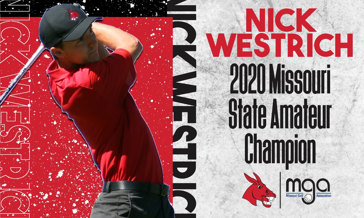 Mules Golfer Nick Westrich is your 2020 Missouri State Amateur Champion! Read about his road to the championship 👉 bit.ly/3eEFxvM

#teamUCM