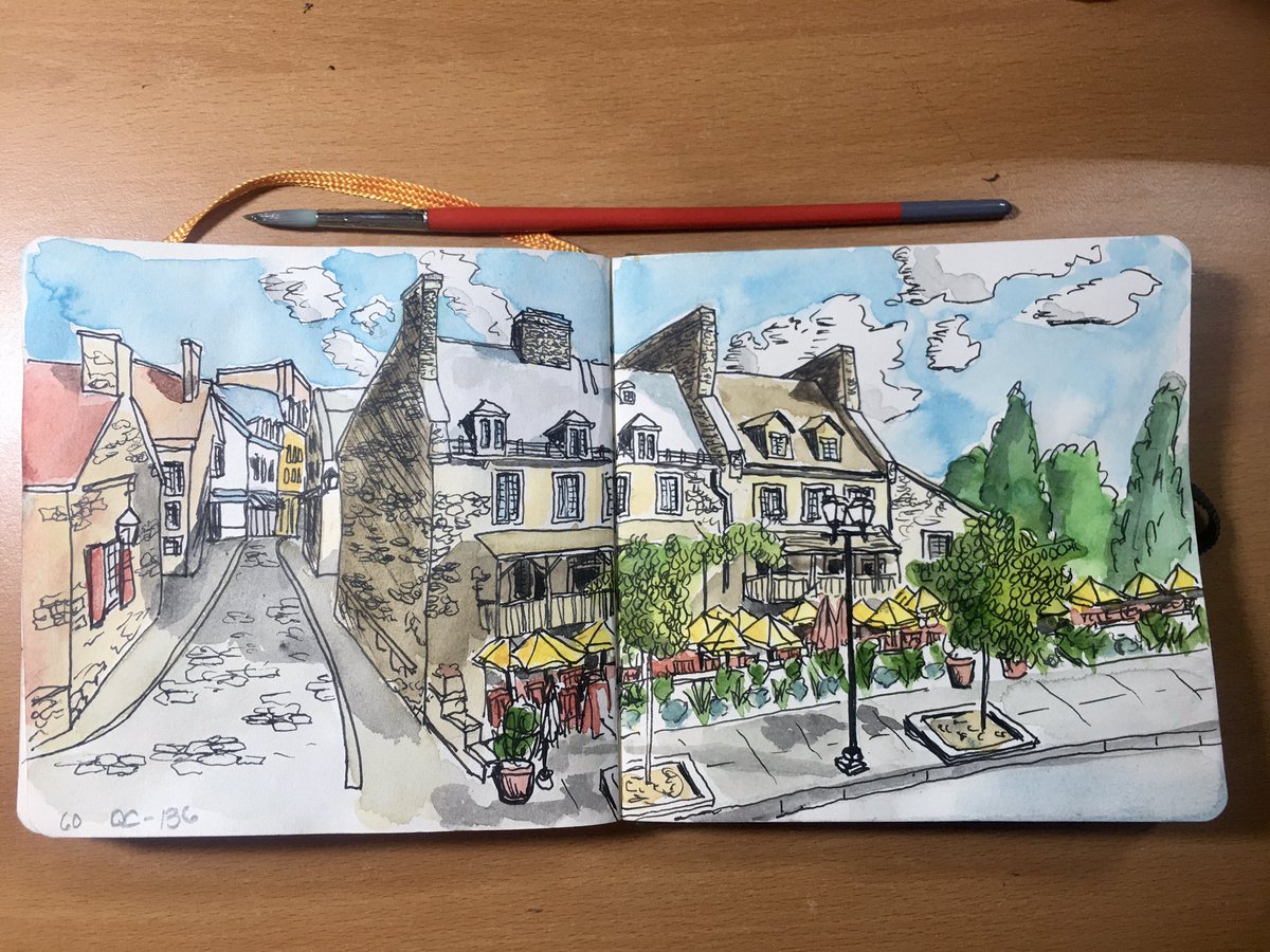 handdrawnmfa's tweet photo. More virtual urban sketching though the wonder of Google Street View: Balikpapan, Indonesia; Mombasa, Kenya; Quebec, Canada; and Khabarovsk, Russia. https://t.co/NeiCEuJVsS