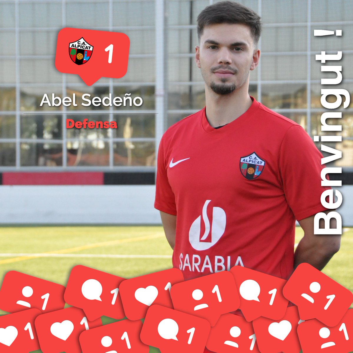FutbolAlpicat's tweet photo. .@abeloteli4 torna a vestir de vermell. Procedent del @FC_BorgesBl amb qui ha aconseguit l'ascens a #1cat2, ja havia defensat el color vermell durant la temporada 18-19. Defensor central, destaca principalment per la seva potència física i bon joc aeri.
#futbolcat #2cat5 #goReds https://t.co/U9CqQJSVd4