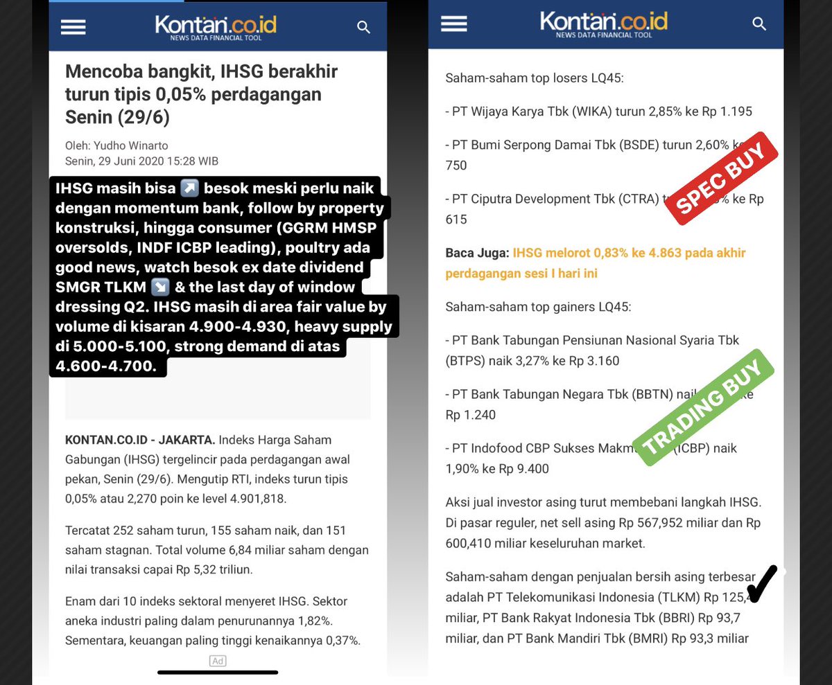 andri_zakarias's tweet photo. WEEK STORY!
Technical Analysis
#ctasaham
#chartctasaham
#saham
#IDX
#yuknabungsaham
#yuktradingsaham
#belajarsaham
#belajarsahamindonesia
#newnormal
#tradingfromhome
#tradingsaham
#happycuanberjamaah
#analisateknikal
#poultry
#properti
#kontannews
#commodity
#forex https://t.co/1OxErpPyxn