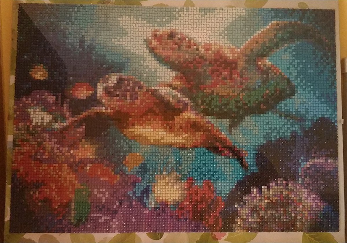 SraBlancos's tweet photo. #Turtle de #DiamondPainting5D
#Animal #Marino #DiamondColection #DiamondAnimal #Painting #FondoMarino #Diamond #Puzzle #Puzzle5D #DiamondArt #Arte #DiamondArt https://t.co/auEfRNxcWj