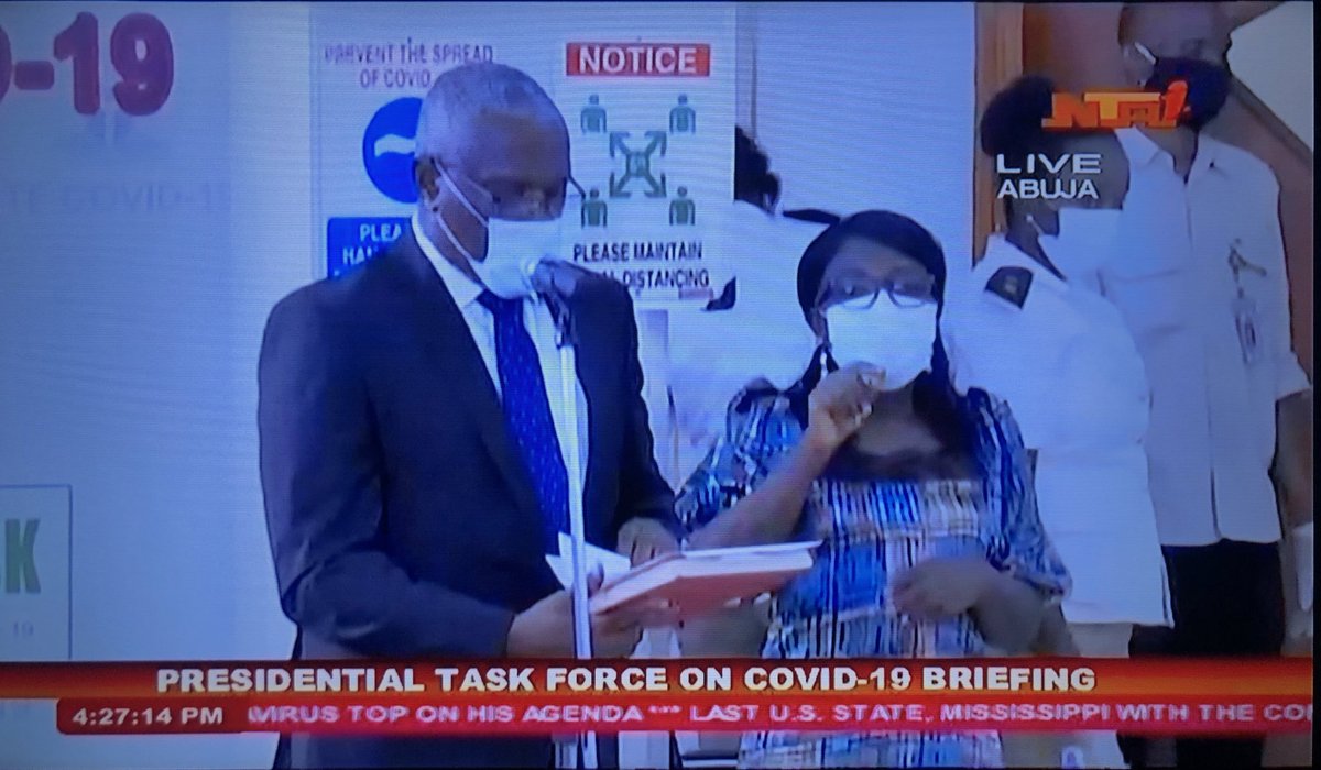 Fed Min Of Info Cu The Ptfcovid19 Press Briefing For Today Has Commenced You Can Watch Live On Nta Tvc Channels Tv And Online