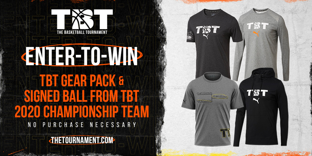 🔟 Days. 2️⃣4️⃣Teams. 1️⃣ TBT 2020 Champion!

We’re giving away a TBT Gear Pack AND a signed ball from your TBT 2020 Champions 🏆

Enter to win &amp; tune in to TBT 2020 taking place July 4-14: ow.ly/nEHL30qUAvE
