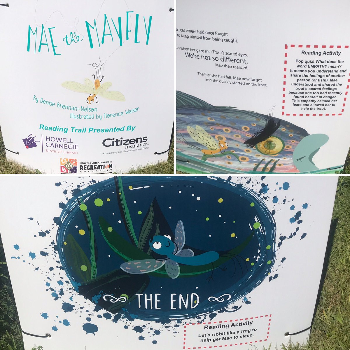 kirossetter's tweet photo. Great way to start my day on the reading trail with my favorite COVID book from the fabulous Denise Brennan-Nelson! What a great way to read and get some exercise. Plus, I love the vocabulary reading activity. @SleepingBearBks #Essential7 #SOELiteracy @dbrennannelson https://t.co/lc3gpmy5pf