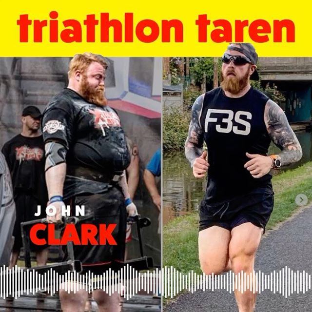 From 400lbs to Ironman, thebendingbarbell John Clark is a 2x UK Strongest Man, and the guest on this week’s podcast. Super inspirational and funny! Thanks John! #ironman #triathlon #training #weightloss